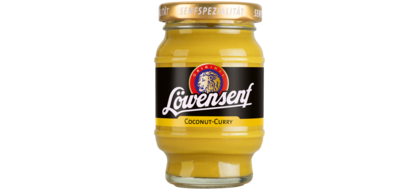 Löwensenf Senfspezialität Coconut-Curry (100ml) Tönnchen