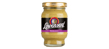 Löwensenf Senfspezialität Knoblauch (100ml) Tönnchen