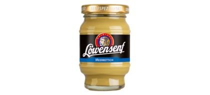Löwensenf Senfspezialität Meerrettich (100ml) Tönnchen