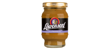 Löwensenf Senfspezialität Provencale (100ml) Tönnchen